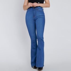 Vibrant M.I.U Sweetheart Flare Jeans